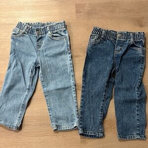 Cat & Jack Kids Jeans - Light Blue and Dark Blue